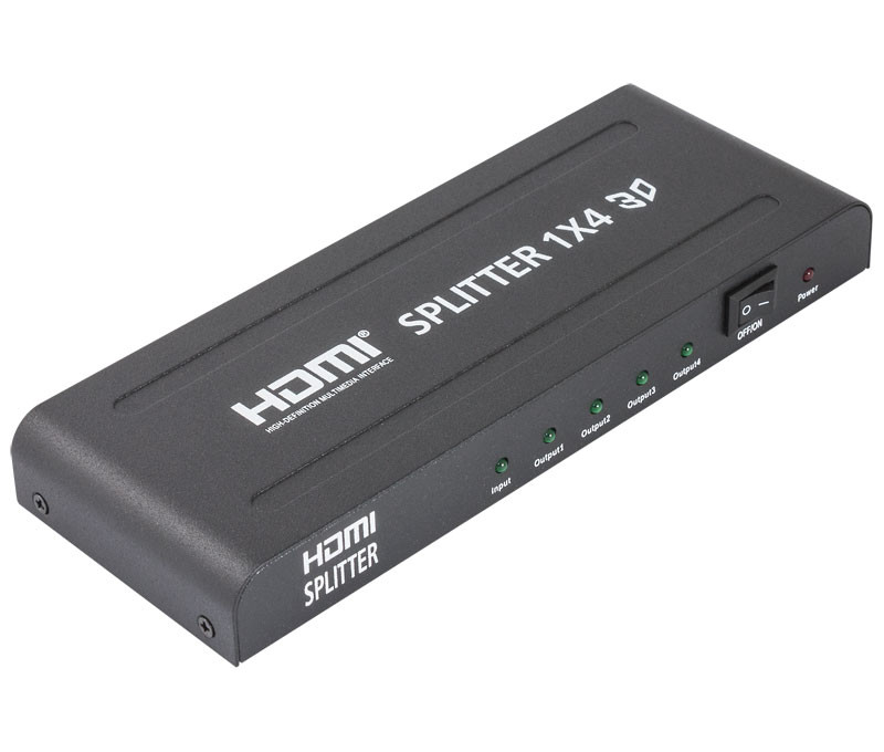 [ACTVH217ELM] Repartidor de señal por HDMI 1 entrada 4 salidas. Mod. TV2000013