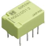 Relé de enclavamiento DPDT 12V dc Montaje en PCB, Señal 1 A. Mod. AGQ21012