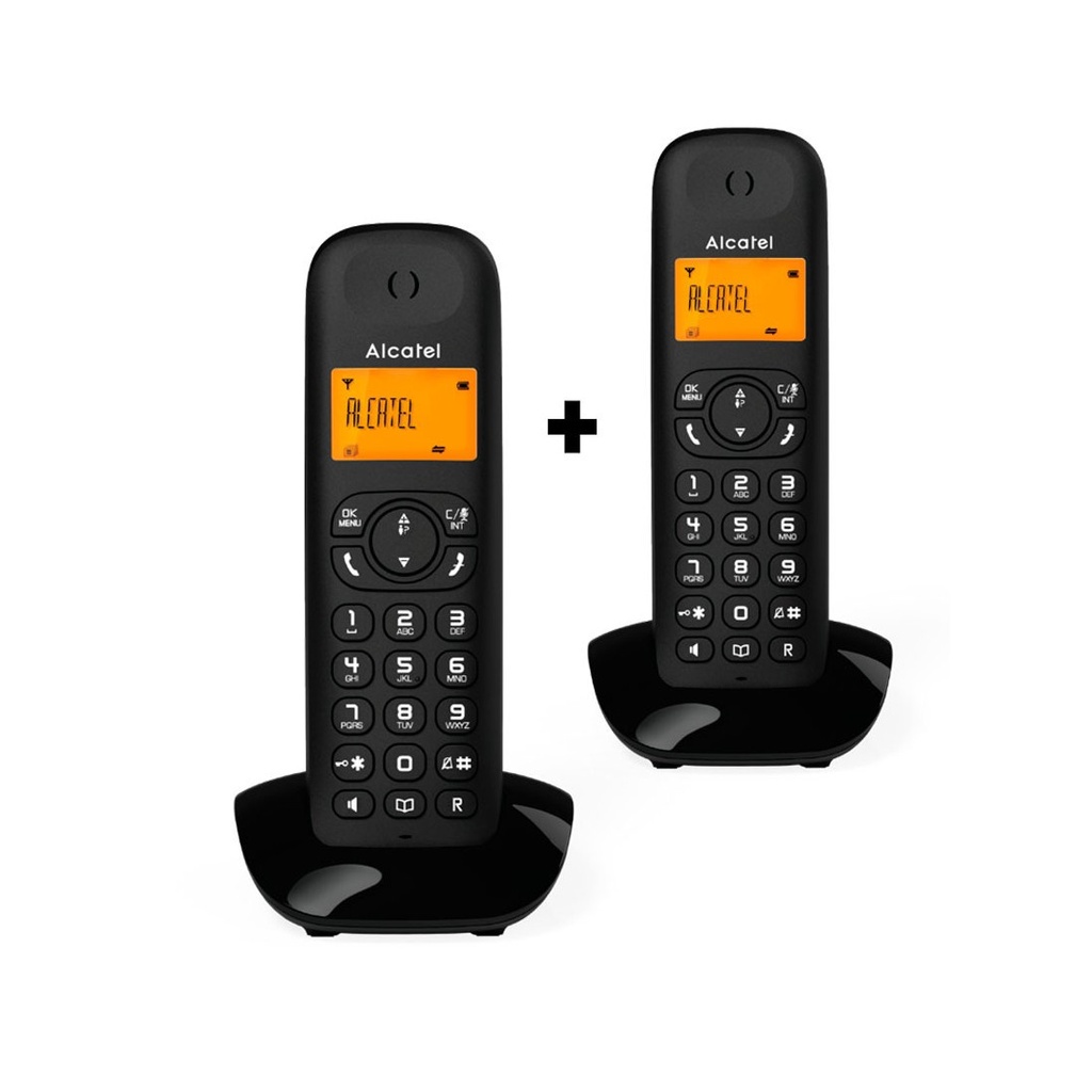 Teléfono inalámbrico duo negro manos libres Alcatel. Mod. C350DUO