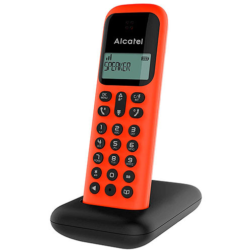 Teléfono inalámbrico Alcatel D285 color rojo. Mod. D285RED