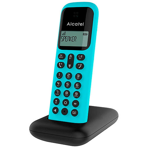 Teléfono inalámbrico Alcatel D285 color turquesa. Mod. D285TUR