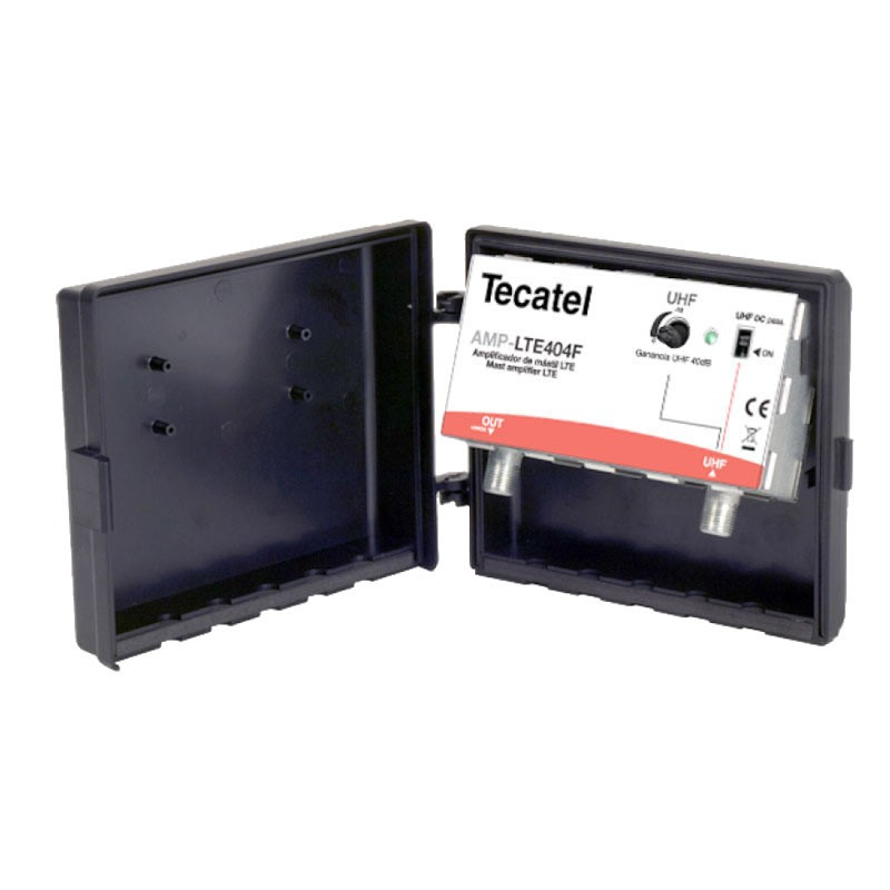 Amplificador de mástil Tecatel 40dB UHF LTE 700. Mod. AMP-LTE404L