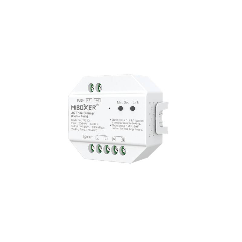 Controlador regulador LED 220V Triac MiBoxer. Mod. TRI-C1