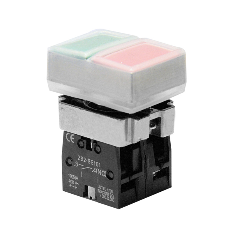 [WE9932] Pulsador marcha paro 1NO+1NC estanco IP65. Mod. WE-9932