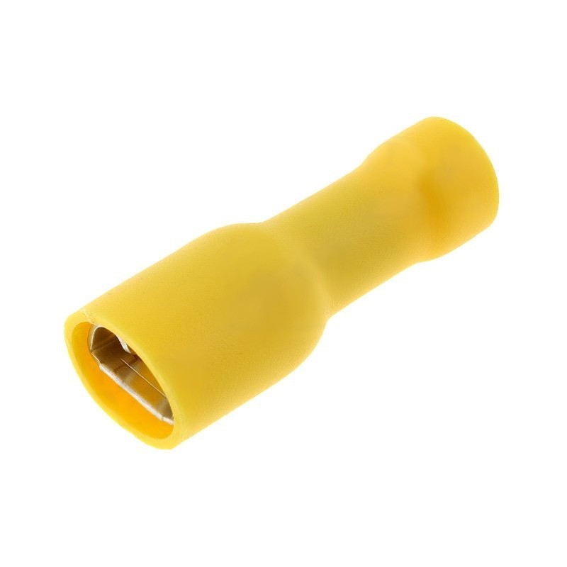 Terminal aislado hembra 4 a 6 mm². Mod. ASFDFD55250