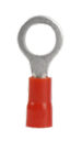 Terminal circular preaislado, rojo, 0.5 mm² a 1.5mm². Mod. 2040074ELG