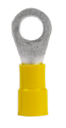 Terminal circular preaislado, amarillo, 4.0 mm² a 6.0mm². Mod. 2040095