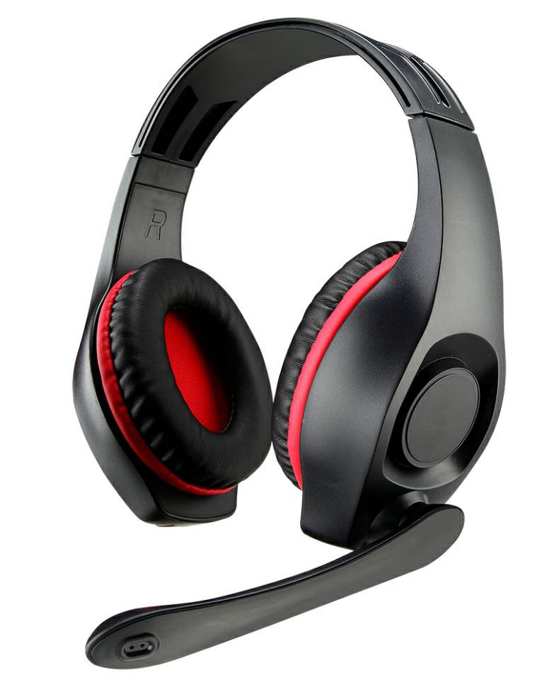 Auricular gaming c/micrófono rojo negro. Mod. AU0001