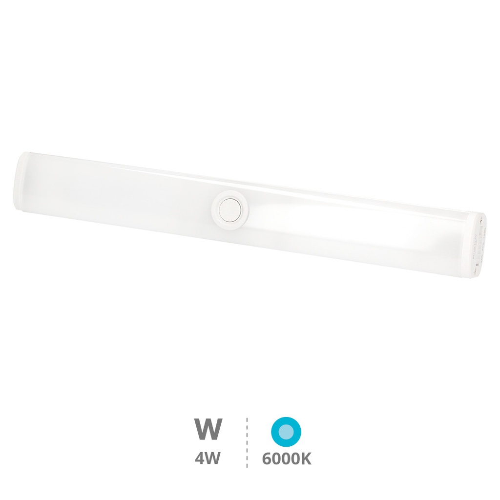 [203005002GSC] Luz de armario LED 4W 6000K recargable USB. Mod. 203005002