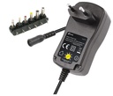 Alimentador Regulable Manual 9..24Vcc/24W/1.000mA. Mod. ALM174
