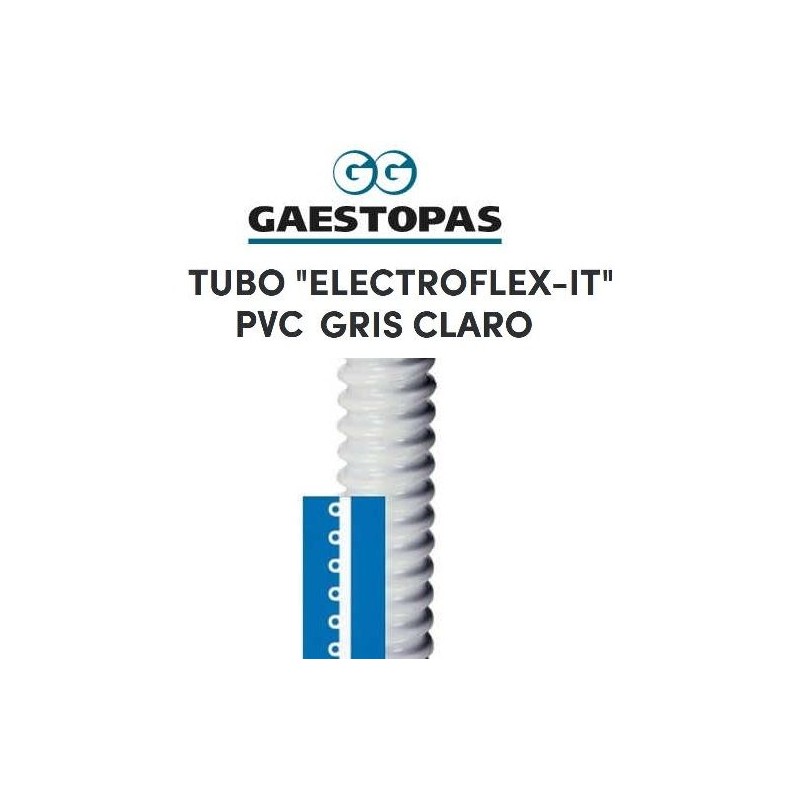 Tubo electroflex-it M25 gris PVC. Mod. 925.2500.0