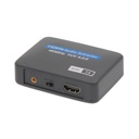 Extractor de audio HDMI 4K@60Hz HDCP1.4. Mod. AV19