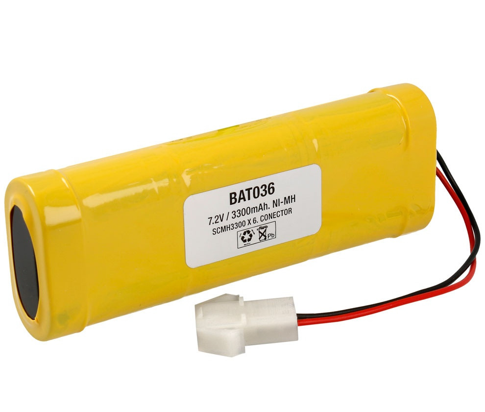 PACK DE BATERÍAS 7,2V/3300MAH NI-MH. Mod. BAT036