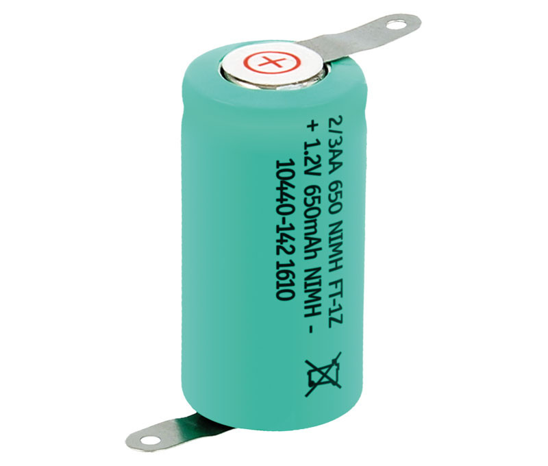Batería recargable 1/2AA, 2/3AA NI-MH. Mod. BAT039