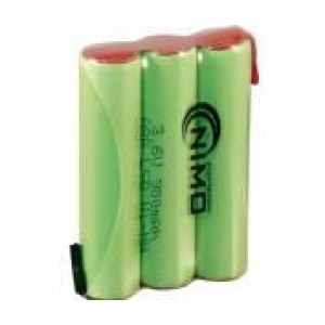 Batería AAAx3 3.6V 900mAh NI-MH. Mod. BAT166