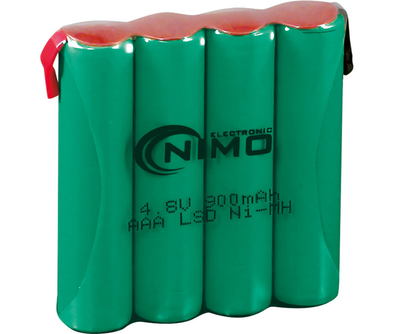 Pack de baterías 4,8V/900mAh NI-MH. Mod. BAT167