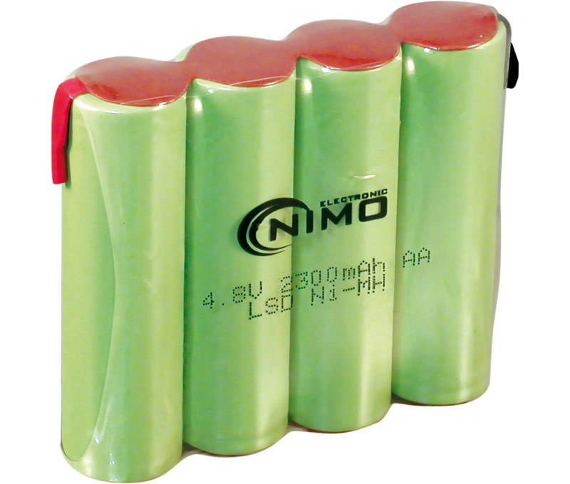 Pack de baterías 4,8V/2300mAh NI-MH. Mod. BAT172
