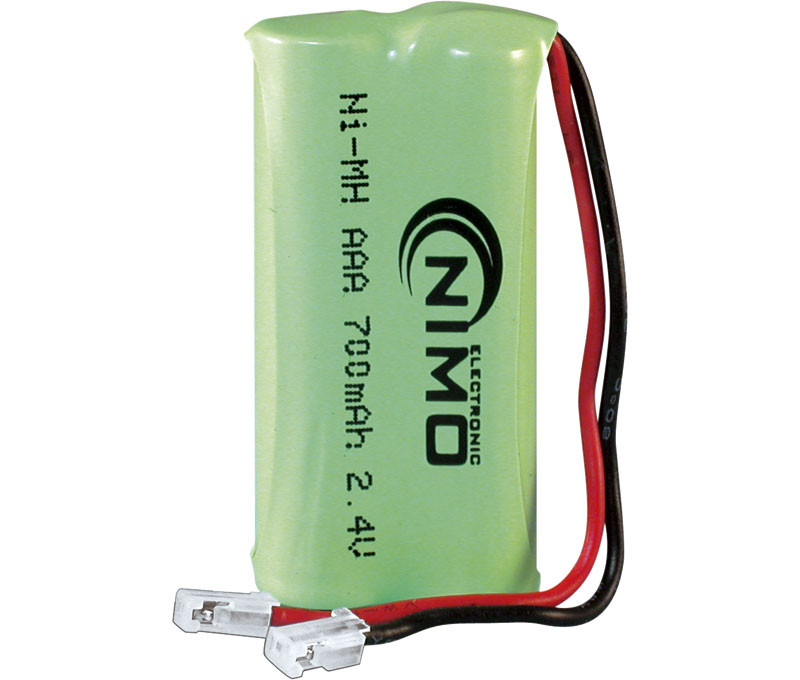 Pack de baterías 2,4V/700mAh NI-MH