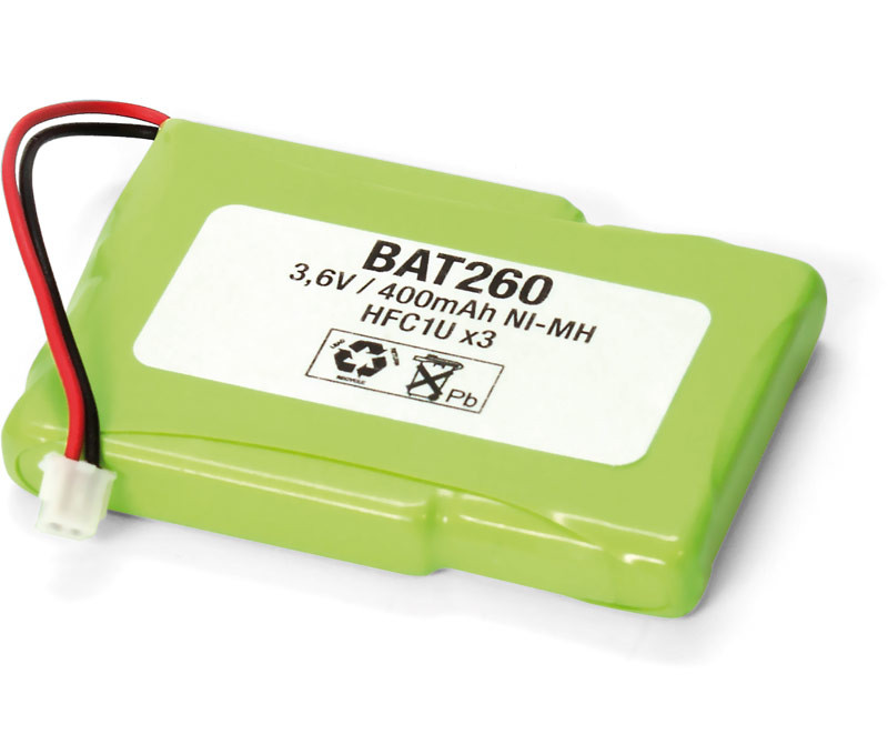 Pack de baterías 3,6V/400mAh Ni-MH HFC1Ux3. Mod. BAT260