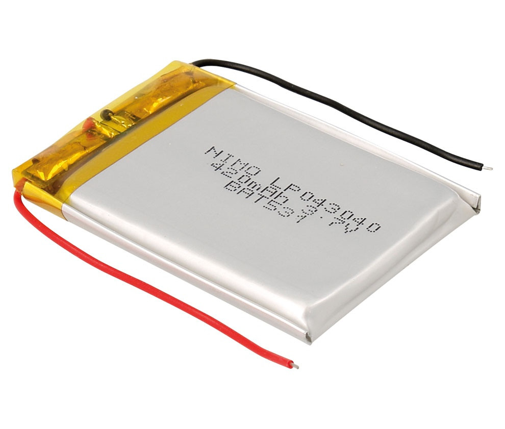 Batería recargable 3.7 V 420 mAh Li-Polímero GSP043040. Mod. BAT531
