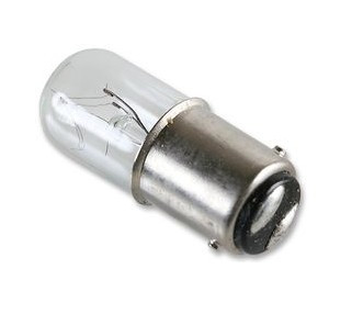 Lámpara bombilla bayoneta BA15D 240V 7W. Mod. BAY240V7