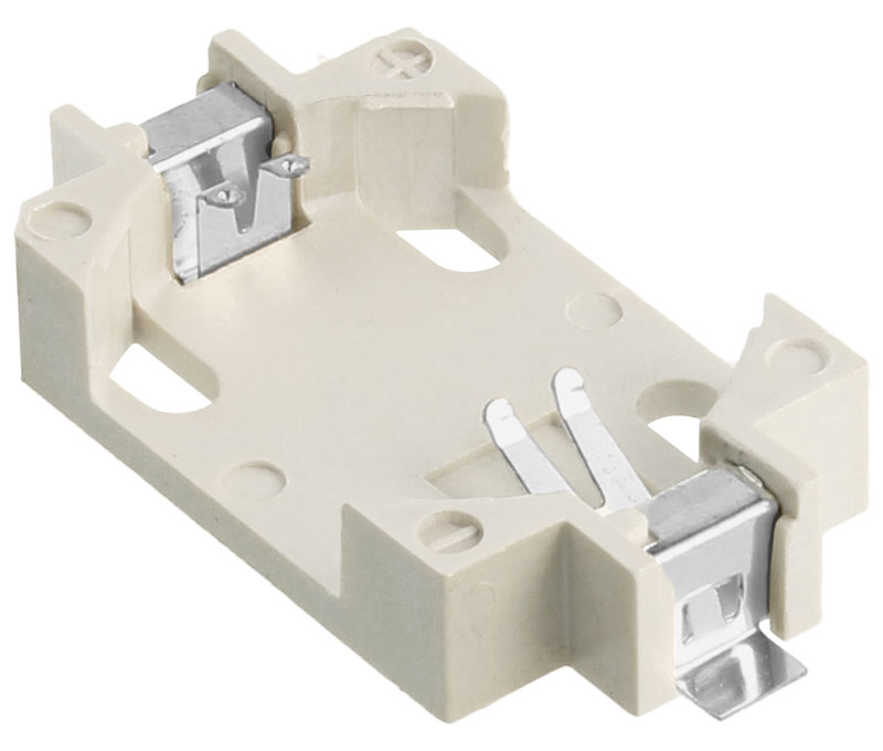 Portapilas horizontal SMD CR2012-2032. Mod. POR004
