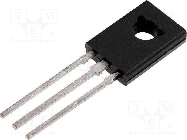 Transistor PNP bipolar 45V 4A 36W SOT32. Mod. BD438-ST