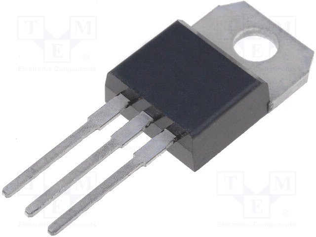 Transistor NPN bipolar Darlington 100V 10A 70W TO220AB. Mod. BDX33C