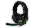 Auriculares gaming micrófono negro verde BG Typhoon. Mod. BG-AUD08