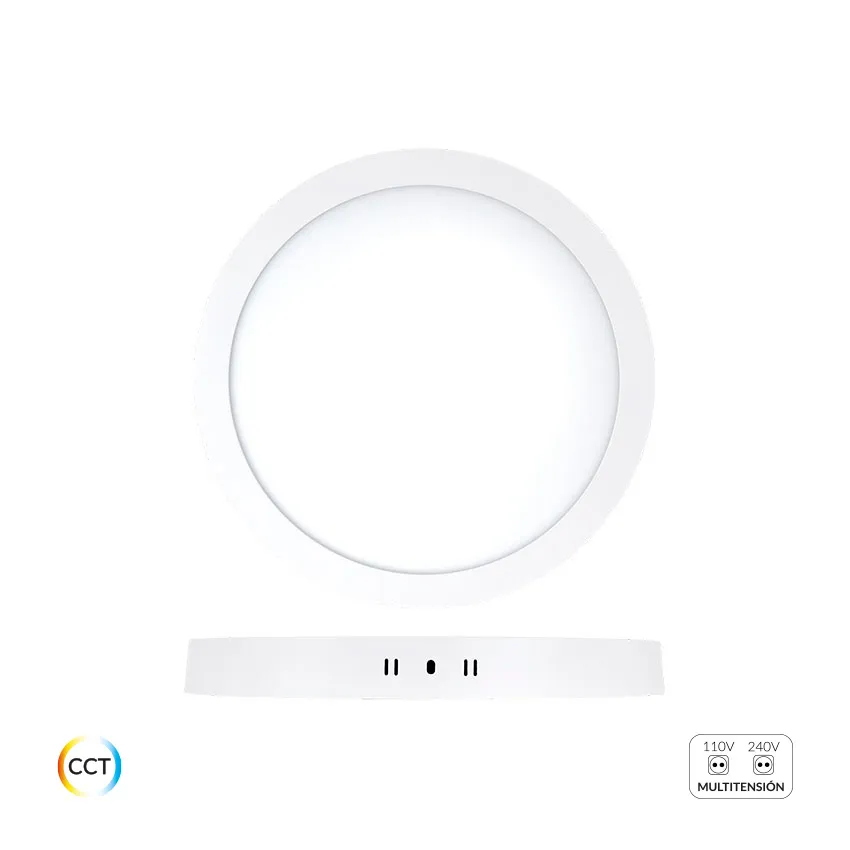 [264000CCT] Downlight LED 40W redondo blanco superficie CCT. Mod. 264000CCT