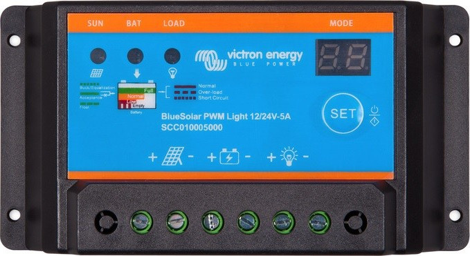 Regulador Solar Victron BlueSolar pwm 30A. Mod. BLUESOLAR30A