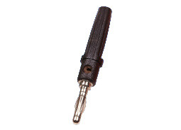Banana paso 4 mm negra. Mod. 2576N09023N