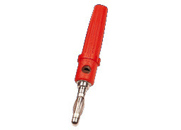 Banana paso 4 mm roja. Mod. 2576R09023R