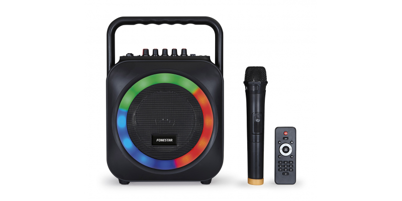 Altavoz portátil karaoke 35WRMS Fonestar. Mod. BOX-35LED