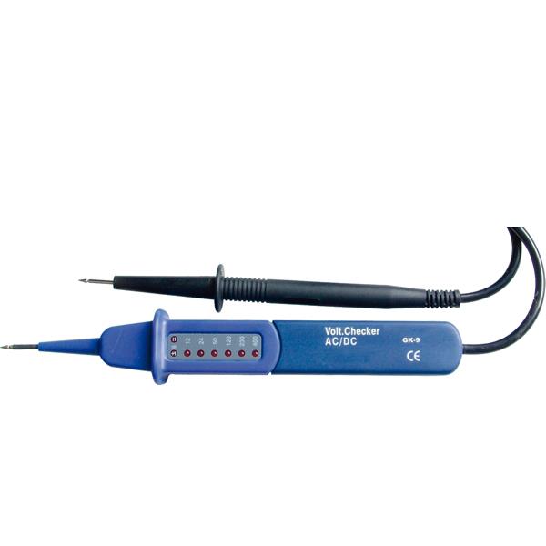 Comprobador de voltaje LED 6 a 400V AC/DC Kaise. Mod. GK9