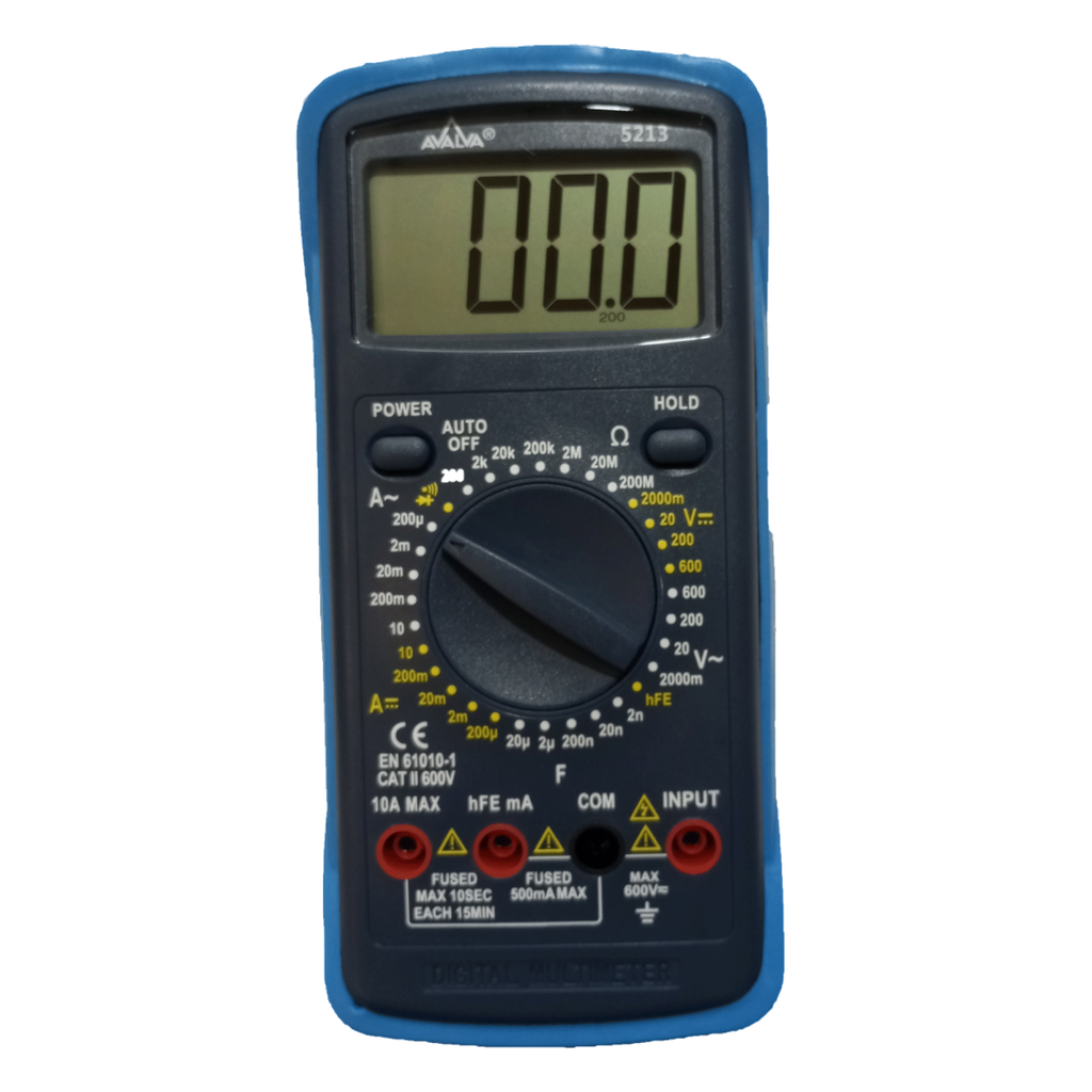 [5213AVA] Multímetro digital CAT II 600V. Mod. 5213