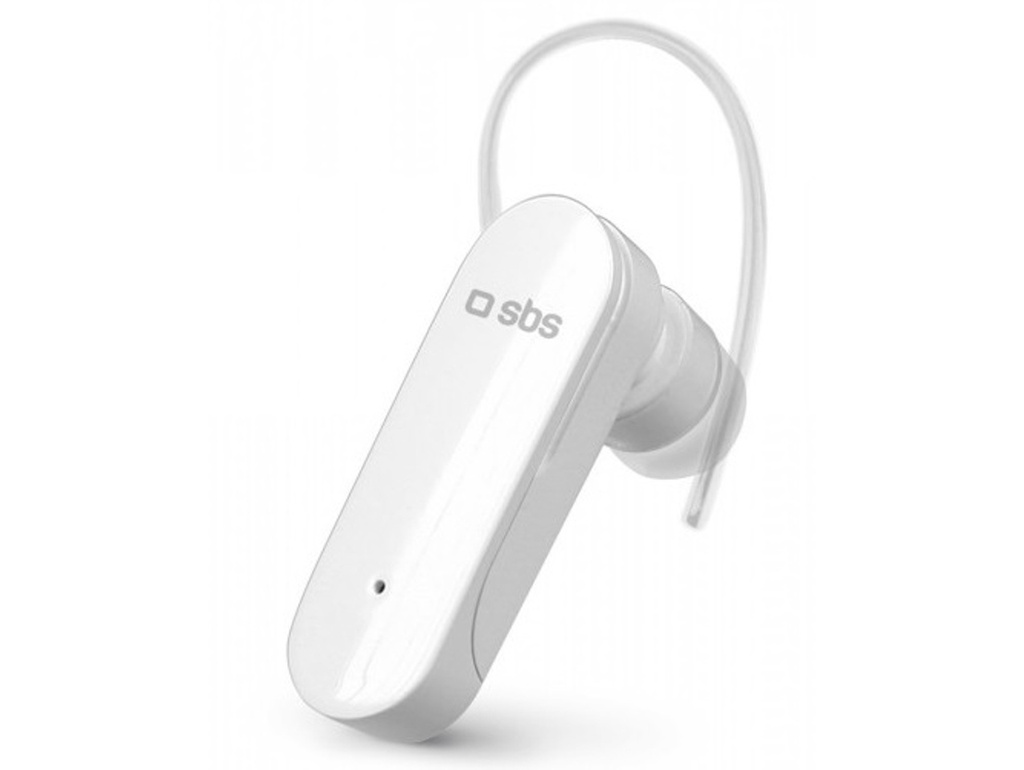 Auriculares Bluetooth con arco SBS V3.0 Blanco. Mod. BT100W