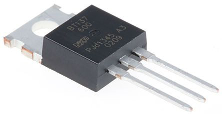 [BT137600E127] Triac 8A 600V TO-220AB. Mod. BT137-600