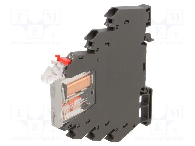 Relé interfaz 230VAC 6A 1 cto Omron. Mod. G2RV-ST500-230VAC