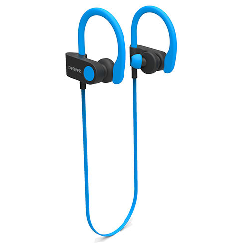 Auriculares inalámbricos in-ear bluetooth azul Denver. Mod. BTE110BLUE