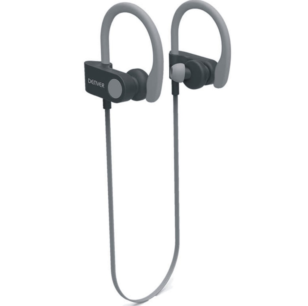 Auriculares inalámbricos in-ear bluetooth gris Denver. Mod. BTE110GREY