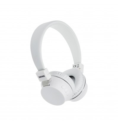 Auricular diadema Bluetooth blanco Denver. Mod. BTH-205WH