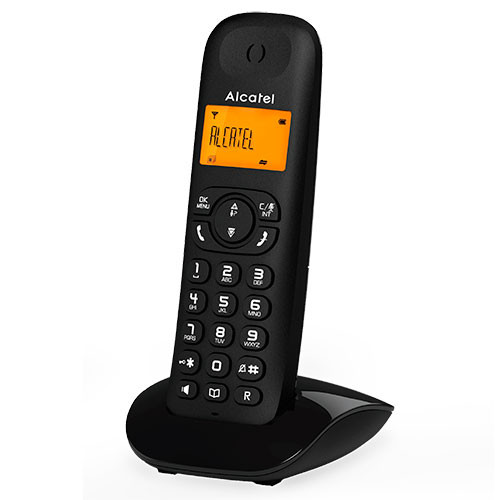 Teléfono inalámbrico negro Alcatel. Mod. C350BLK
