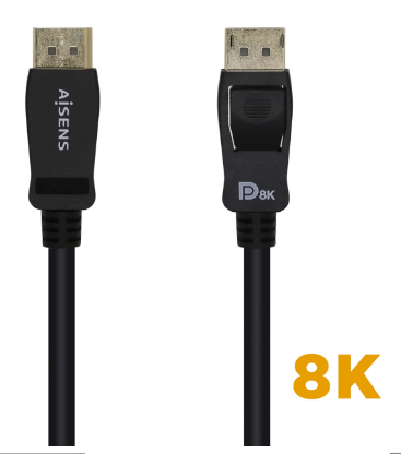 Conexión Displayport macho macho 2 metros 1.4 8K. Mod. A1240129