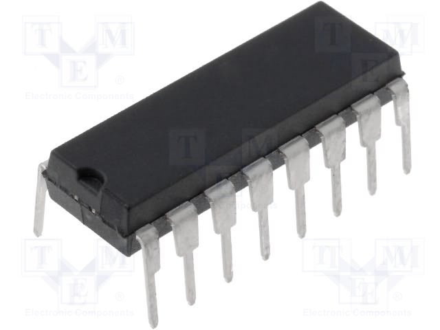 Circuito integrado digital divisor contador CMOS THT DIP16. Mod. CD4017BE