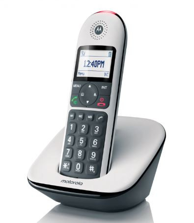 Teléfono Inalámbrico Blanco Motorola. Mod. CD5001