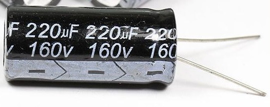 Condensador electrolítico 220uf 160v  16X36 105º  CE220160
