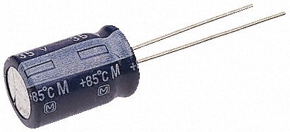 Condensador electrolítico 22UF 450V. Mod. CE22450