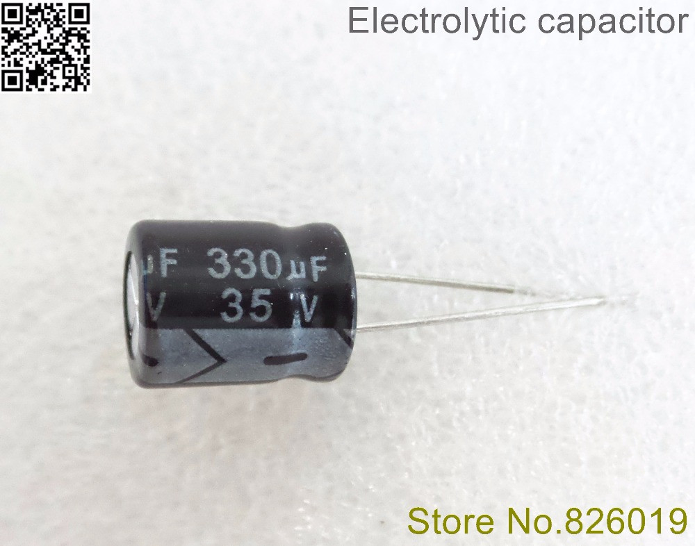 Condensador electrolítico 330uf 35V 10x13  105ºC CE33035