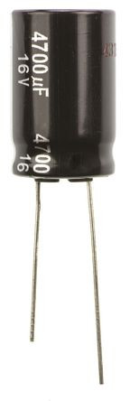 Condensador electrolítico 4700uF 16V. Mod. CERL4700MF16V